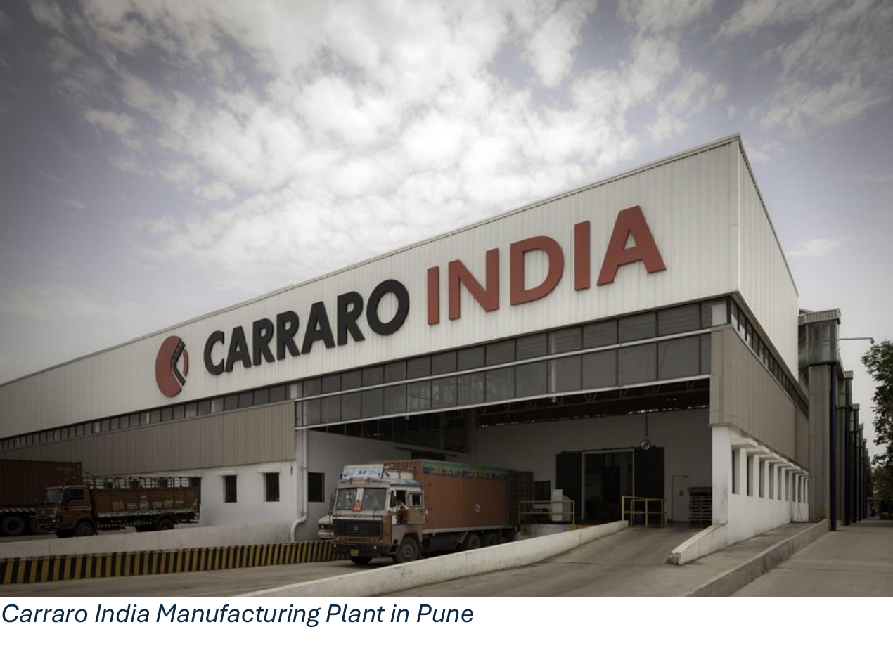 Carraro India Manufacturing Plant in Pune